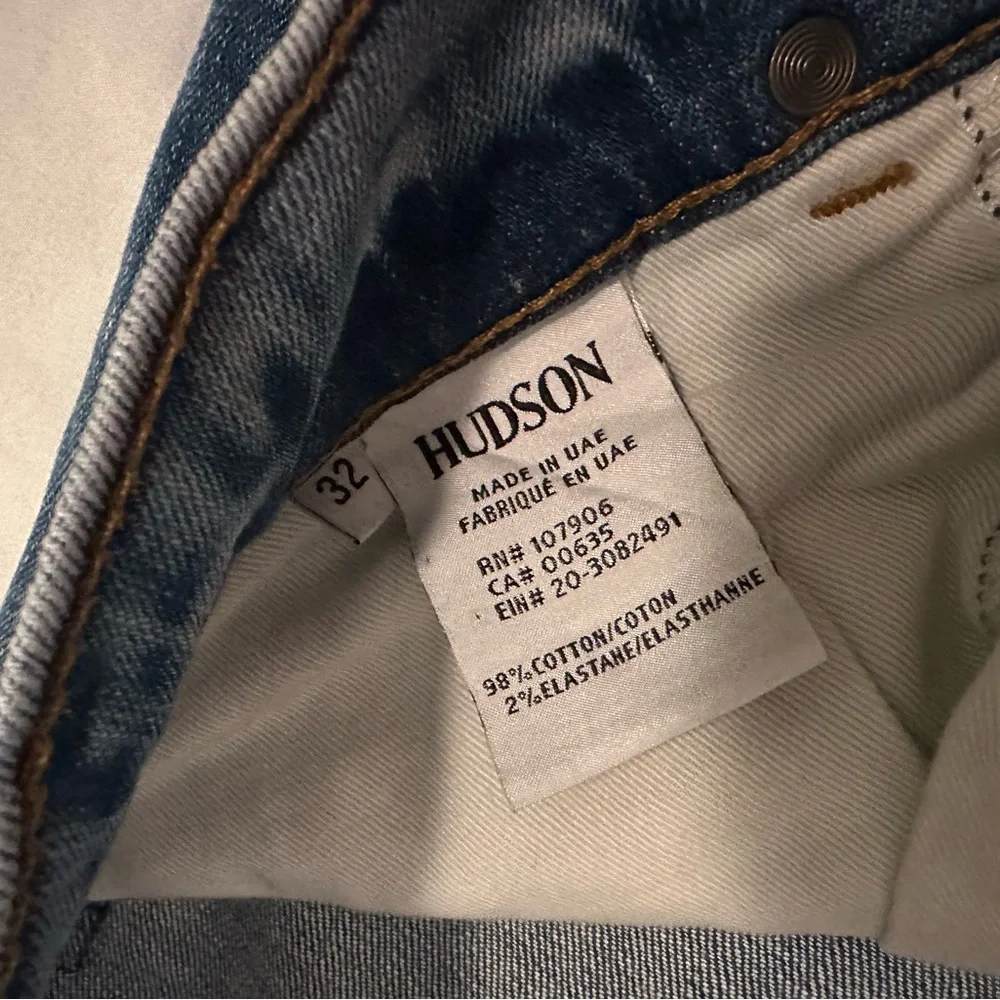 Hudson jeans, size 32, slim straight